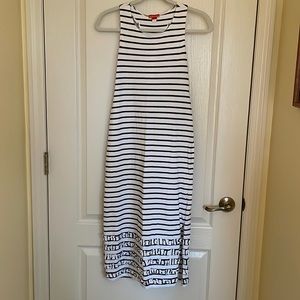 KATE MACK BISCOTTI Striped Maxi Dress